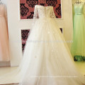 Vestido de Noiva Vintage Lace Appliques Crystal Waist Robe de Mariage Bridal Ball Gown Wedding Dresses MW950